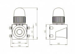 TGSG-11聲光警示器_聲光報(bào)警器聲光報(bào)警燈價格